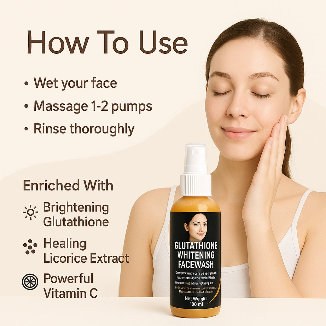 Glutathione Whitening Facewash