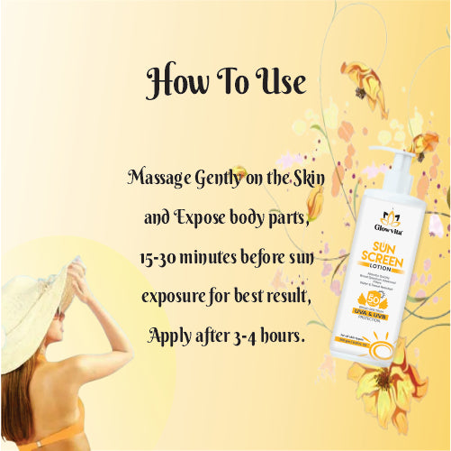 Sunscreen lotion SPF 50+