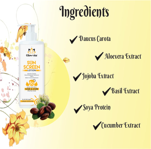 Sunscreen lotion SPF 50+