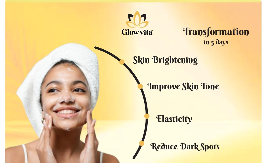 Glow Vita Glutathione Face Wash – Unlock Radiant, Spot-Free Glow Naturally
