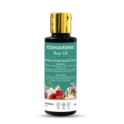 Keshvardhak 5-in-1 Herbal Hair Growth Oil