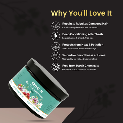 Glowvita Keratin Damage-Repair After Wash Hair Mask