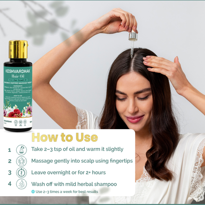 Keshvardhak 5-in-1 Herbal Hair Growth Oil