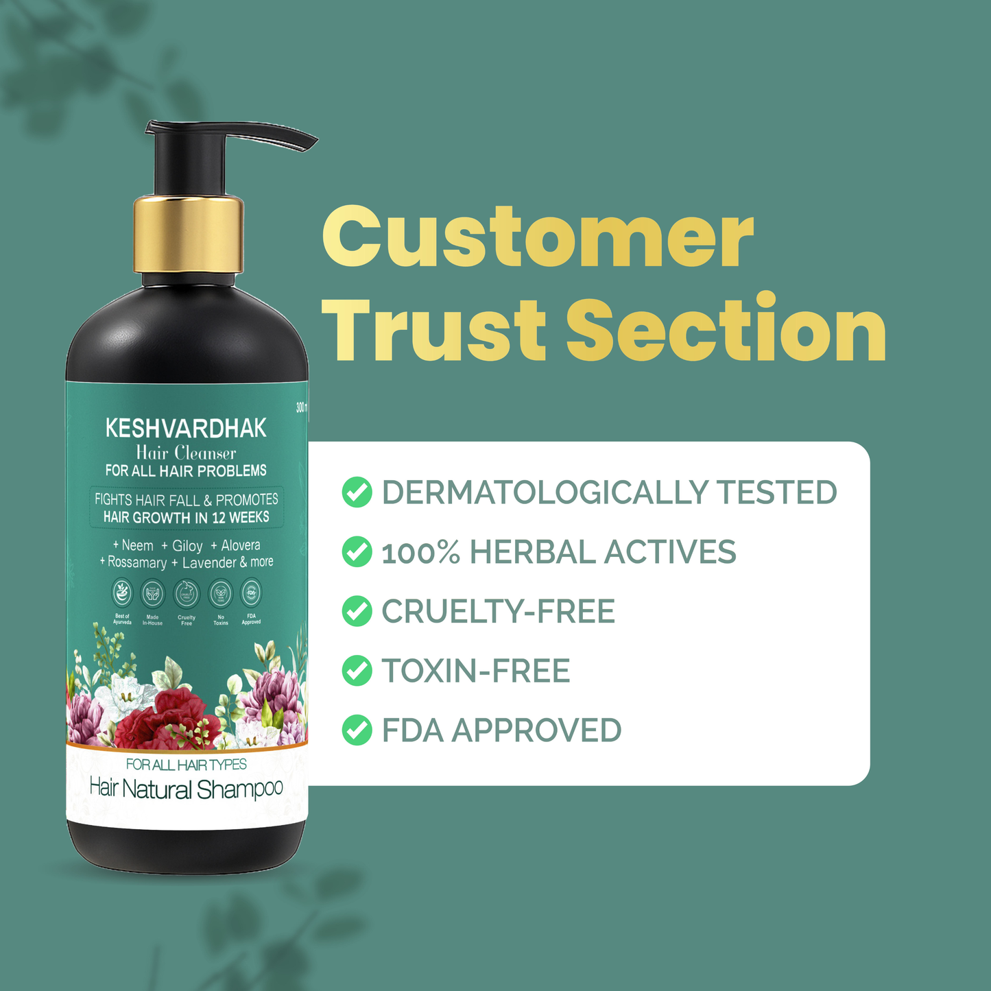 Keshvardhak Natural Hair Cleanser
