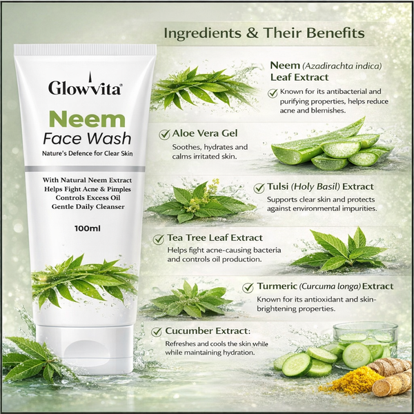 GlowVita Neem Face Wash