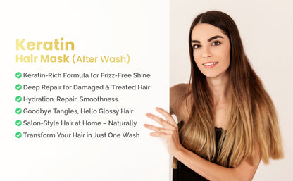 Glowvita Keratin Damage-Repair After Wash Hair Mask