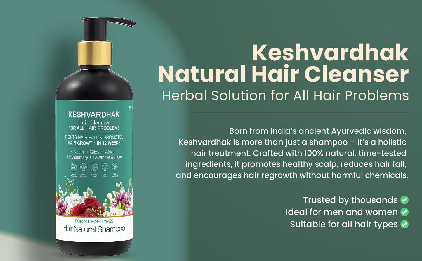 Keshvardhak Natural Hair Cleanser