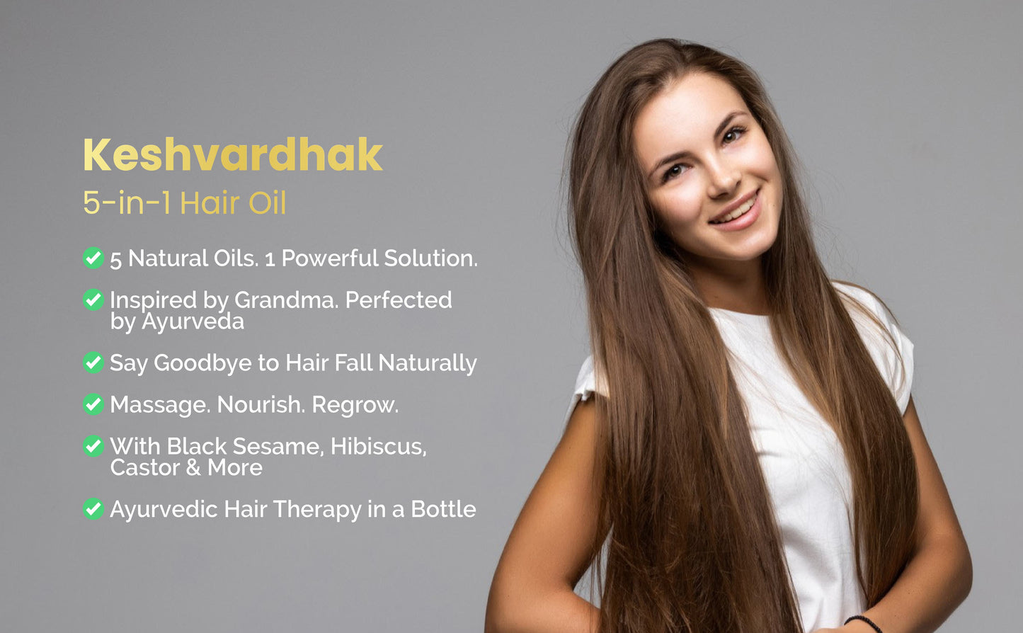 Keshvardhak 5-in-1 Herbal Hair Growth Oil