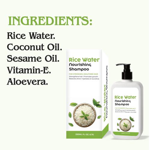 Glowvita Rice Water Nourishing Shampoo