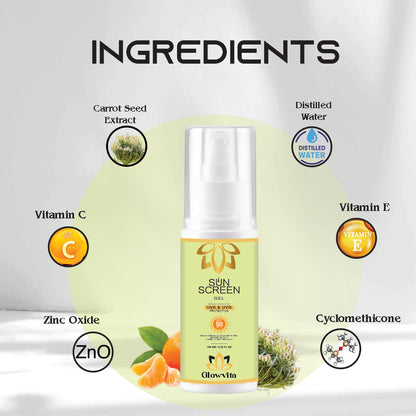 Glowvita SPF 50 Oil-Free Sunscreen Gel